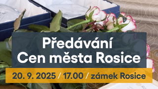 Předávání cen města Rosice